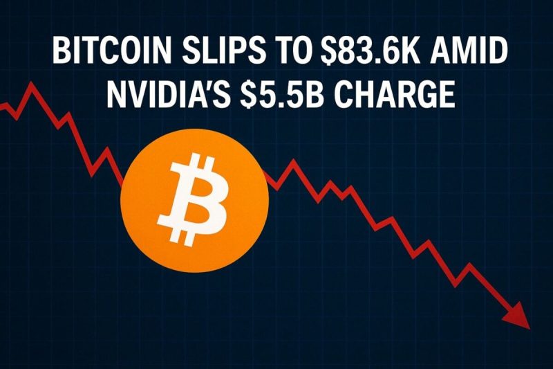 <div>
<div style="margin-bottom:20px;"></div>
<h1>Bitcoin Slips to $83.6K Amid Nvidia’s $5.5B Charge</h1>
<p>On April 15, 2025, Bitcoin (BTC) experienced a notable decline, dropping to $83,600. This downturn coincided with Nvidia’s announcement of a substantial $5.5 billion charge, which unsettled investors and reverberated across the cryptocurrency market.</p>
<h2>Market Reaction to Nvidia’s Financial Disclosure</h2>
<p>Nvidia’s unexpected financial charge raised concerns about the broader tech sector’s health, leading to a ripple effect in risk-sensitive markets. Bitcoin, often viewed as a barometer for investor risk appetite, responded with a swift decline, reflecting the market’s apprehension.</p>
<h2>Impact on Major Cryptocurrencies</h2>
<p>The negative sentiment wasn’t limited to Bitcoin. Other prominent cryptocurrencies also felt the pressure:</p>
<ul>
<li><strong>XRP:</strong> Fell over 2% to $2.08.</li>
<li><strong>Cardano (ADA):</strong> Decreased by 4% to $0.61.</li>
<li><strong>CoinDesk 20 Index:</strong> A broader market gauge, weakened over 2%.</li>
</ul>
<p>These declines underscore the interconnectedness of the cryptocurrency market and its sensitivity to developments in the traditional financial sector.</p>
<h2>Investor Sentiment and Outlook</h2>
<p>The convergence of traditional financial news and cryptocurrency performance highlights the evolving dynamics of the market. Investors are increasingly attentive to macroeconomic indicators and corporate disclosures, which can influence digital asset valuations.</p>
<p>As the market processes Nvidia’s announcement, stakeholders will monitor subsequent corporate earnings reports and economic data to gauge potential impacts on cryptocurrency valuations.</p>
<p><a href="https://www.coindesk.com/markets/2025/04/15/bitcoin-slips-with-xrp-ada-as-nvidias-massive-usd55b-charge-sours-investor-sentiment/" target="_blank" rel="noopener noreferrer">Source: CoinDesk</a></p>
<p>The post <a rel="nofollow" href="https://www.financebrokerage.com/bitcoin-slips-to-83-6k-amid-nvidias-5-5b-charge/">Bitcoin Slips to $83.6K Amid Nvidia’s $5.5B Charge</a> appeared first on <a rel="nofollow" href="https://www.financebrokerage.com/">FinanceBrokerage</a>.</p>
</div>
<br> Bitcoin Slips to $83.6K Amid Nvidia’s $5.5B Charge
